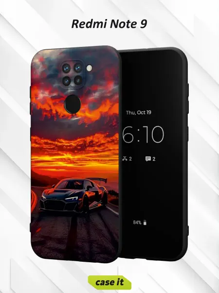 Case it Чехол на Redmi Note 9с принтом Audi