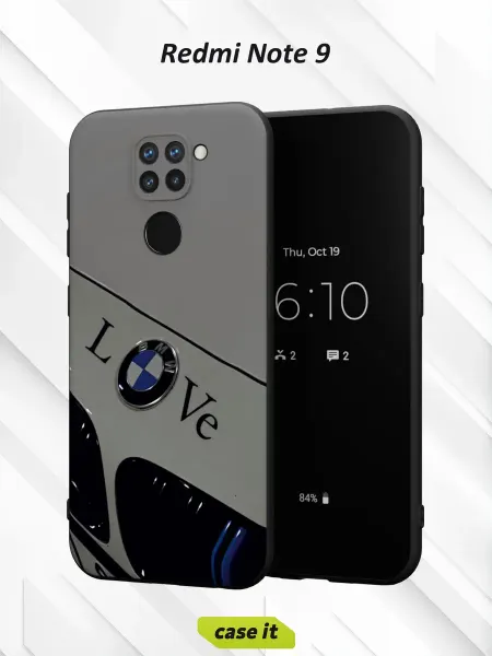 Case it Чехол на Redmi Note 9с принтом BMW