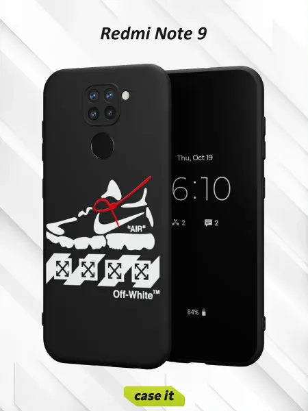 Case it Чехол на Redmi Note 9с принтом Nike
