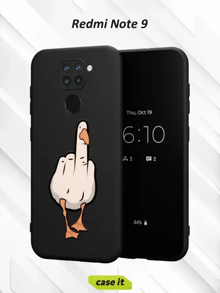 Case it Чехол на Redmi Note 9с принтом Гусь