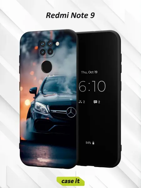 Case it Чехол на Redmi Note 9с принтом Мерседес