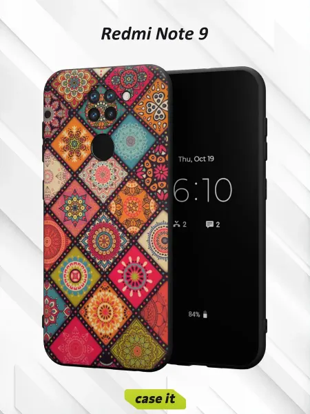 Case it Чехол на Redmi Note 9с принтом Мозаика