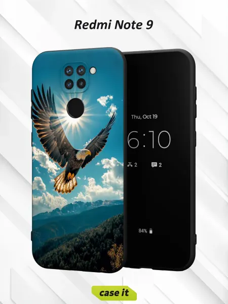 Case it Чехол на Redmi Note 9с принтом Орёл