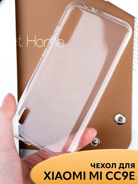 NIK accessories Чехол на Xiaomi Mi CC9e Mi A3 прозрачный силиконовый бампер