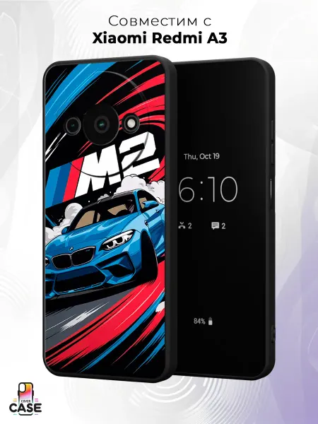 Cover Case Чехол на Xiaomi Redmi A3 с принтом BMW