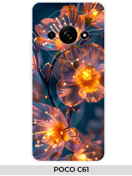 NOOTO Чехол на Xiaomi Redmi A3, Poco C61 с принтом