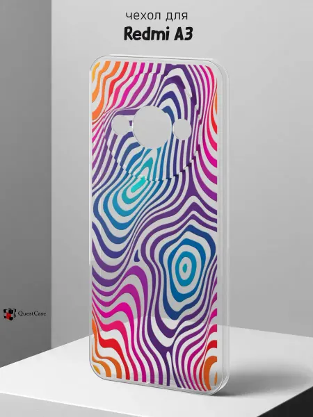 QuestCase Чехол на Redmi A3 с принтом Узоры