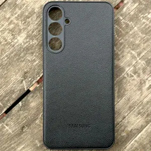 Чехол для Samsung A55 (A556E) / чехол на Самсунг А55, кожаный чехол премиум, плотный, противоударный