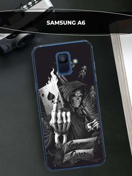 Samsung Чехол на Galaxy A6 скелет