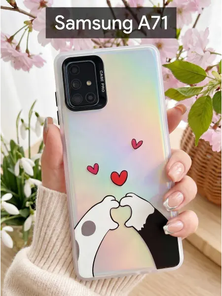 Red Cat Чехол на Samsung Galaxy A71 с котиками
