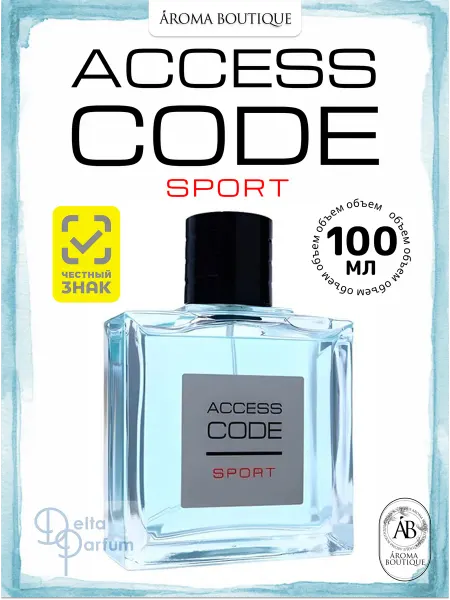 Delta PARFUM Access Code Sport Туалетная вода мужская, 100 мл