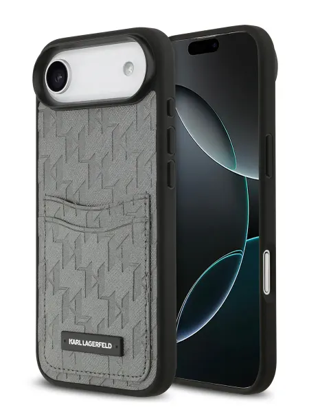 Karl Lagerfeld Чехол на iPhone Air из экокожи с картхолдером PU Saffiano