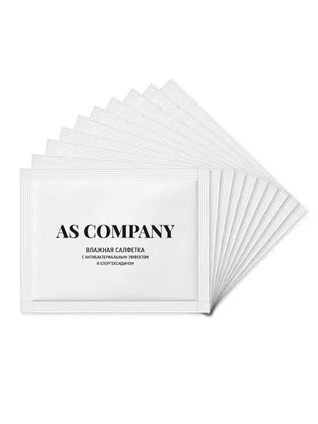 AS COMPANY BY ALINA SHAKHOVA Влажная салфетка с антибактериальным эффектом