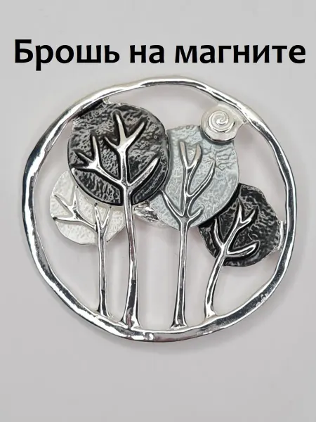 Amazing chest Брошь необычная магнитная женская на пиджак стильная