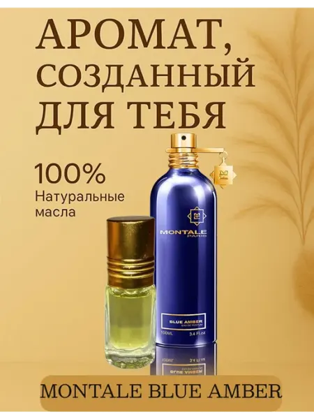 ЛЕТНИЕ ДУХИ парфюм по мотивам MONTALE BLUE AMBER 3мл