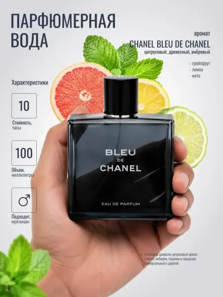 ANYLADY PARFUM Духи мужские CHANEL BLEU DE CHANEL 100 мл