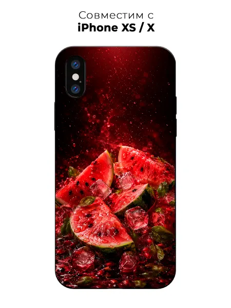 Vip Case Чехол на Apple iPhone X Xs Ледяной арбуз
