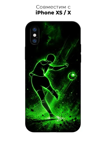 Vip Case Чехол на Apple iPhone X Xs Футбол