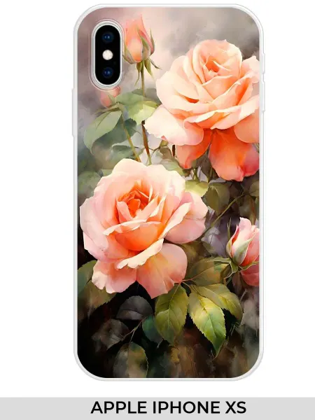 NOOTO Чехол на Apple iPhone XS (для Айфон иксэс) розами