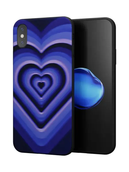 QuestCase Чехол на Apple iPhone X и XS с принтом Цветы
