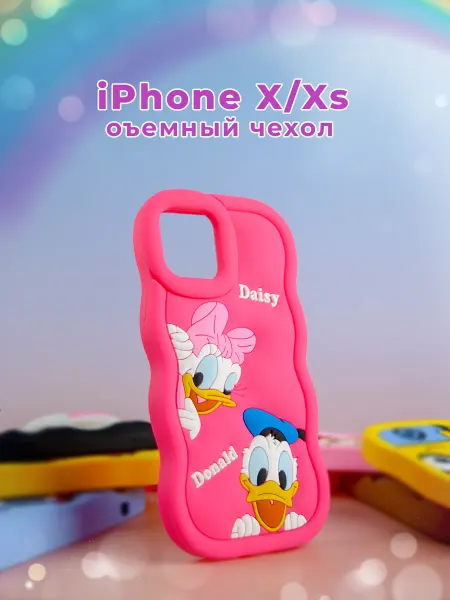 Apple Чехол на Iphone X XS детский Дональд