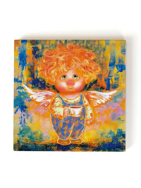 Artangels.Originals Магнит на холодильник "Я родился вместе с солнцем!"