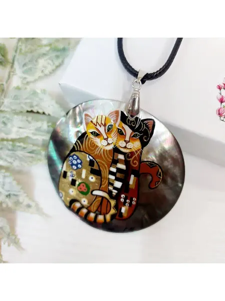 Charm.arts Подвеска бижутерная Климт Коты кулон