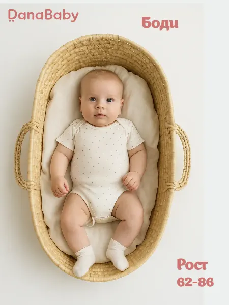 DANA baby Боди для новорожденного малыша короткий рукав