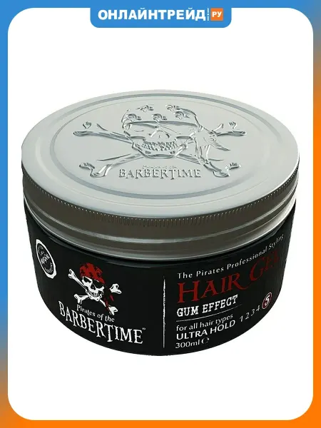 Barbertime Мужской гель для укладки волос Hair Gel Gum Effect, 300 мл