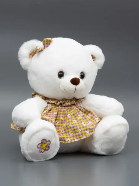 Medvedi BEAR Мягкая игрушка медведь плюшевый мишка белый