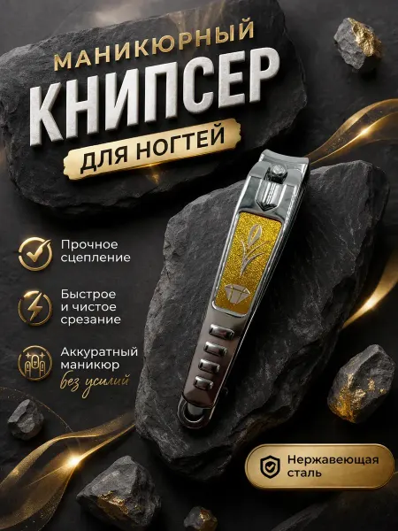 Yulya beauty Классический маникюрный книпсер для ногтей