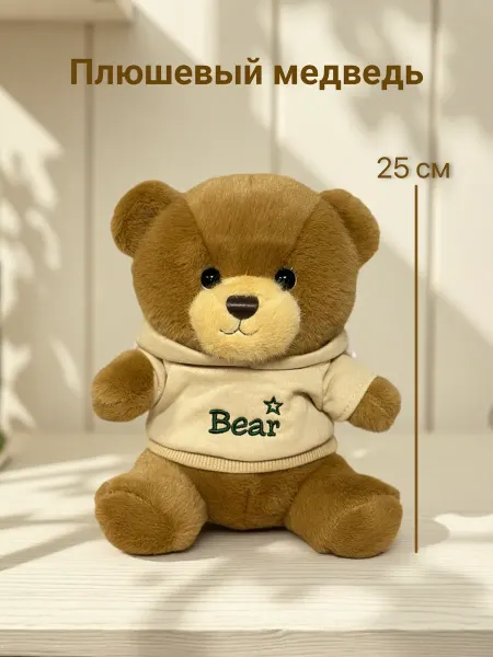 BeloToys Плюшевый Мишка в толстовке