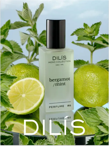 DILIS Духи Mono Collection Bergamot Mint (Бергамот Мята), 25 мл