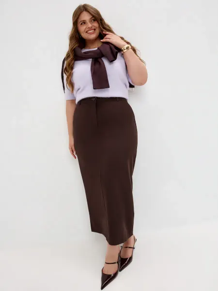 Binitra Bini Юбка классическая карандаш Plus Size