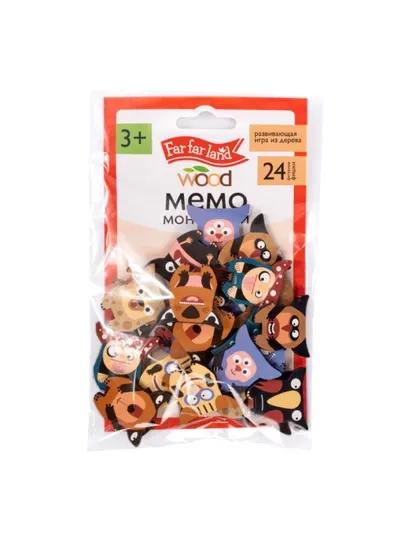 Настольная деревянная игра МЕМО «Монстрики». Десятое королевство