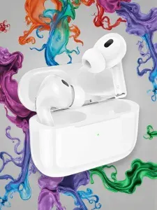 Hoco наушники беспроводные Bluetooth (EW77) с микрофоном, белый