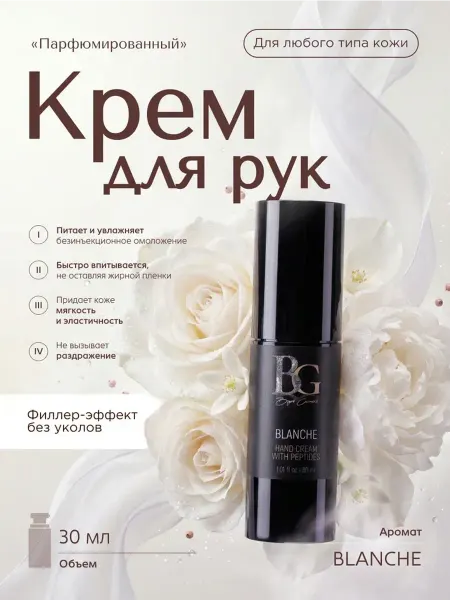Премиальный крем для рук омолаживающий с пептидами Bogat Cos…