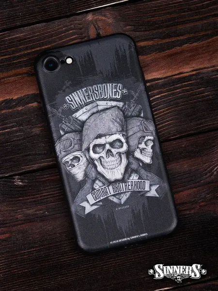 SINNER's BONES Чехол "Combat Brotherhood" для смартфонов iPhone X