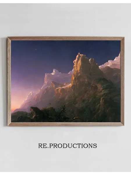 Re.productions Постер Prometheus Bound - Thomas Cole