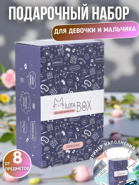 Milota BOX Набор подарочный Милота бокс Космос