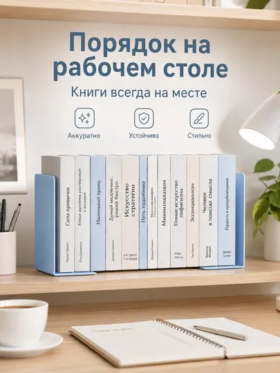 Металлические держатели для книг 2 шт подставки для книг тетрадей офиса стола