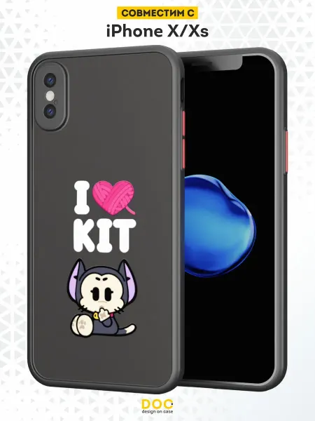 DesignOnCase Чехол Бампер на iPhone X XS с принтом Brawl Stars