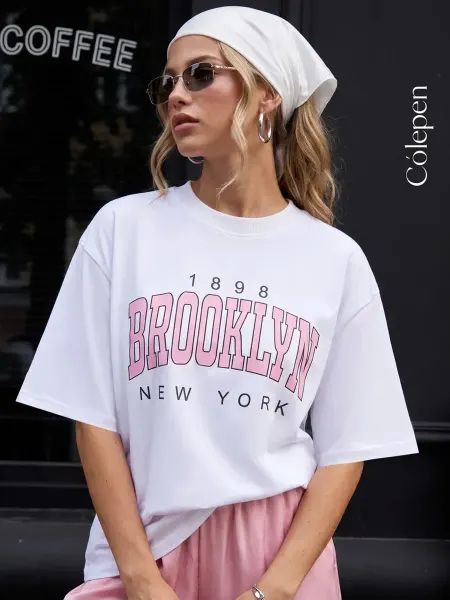 CoLepen Футболка оверсайз Brooklyn