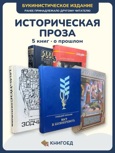 Книгоед исторические романы Десятсков Кастело Мирмухсин Комраков