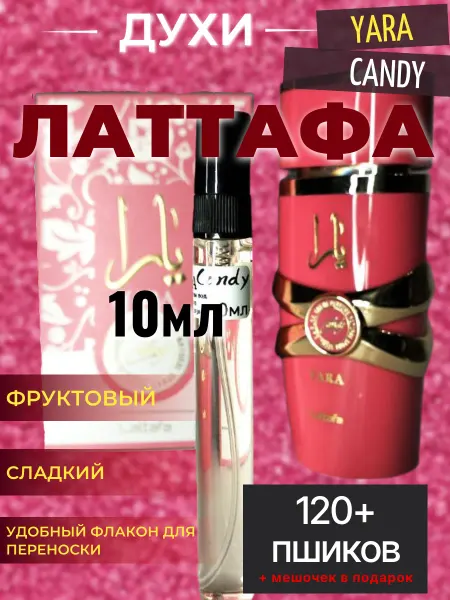 Арабские духи для девочек 10 мл (Yara Candy)