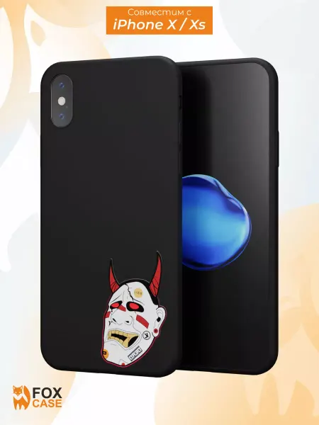 Fox Case Чехол на iPhone X и XS с принтом Аниме