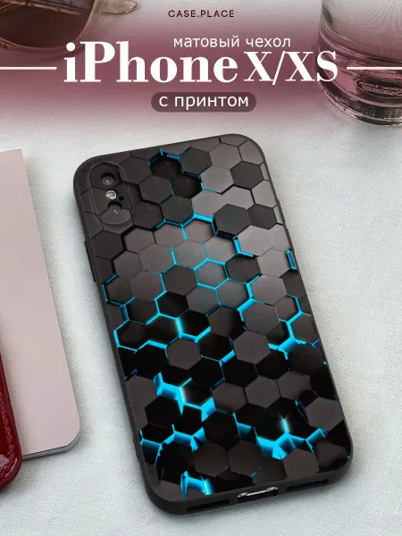 Case Place Матовый чехол на iPhone X iPhone XS красивый