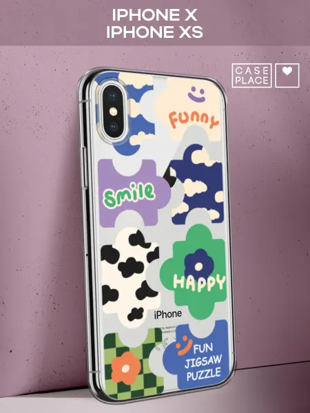 Case Place Чехол на iPhone X iPhone XS яркий