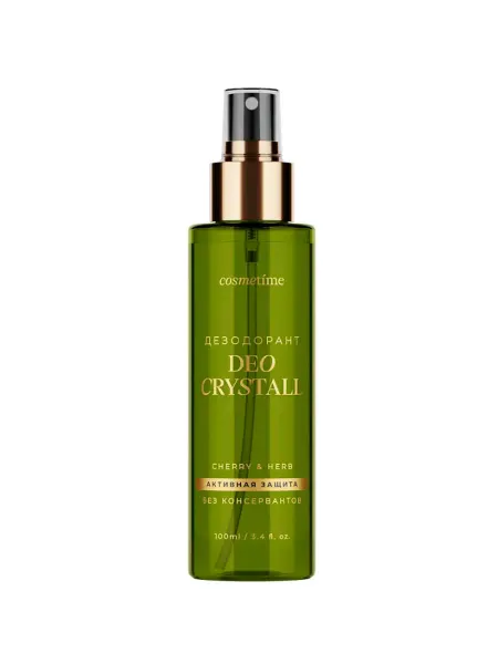 Cosmetime DEO CRYSTALL CHERRY & HERB Дезодорант "Вишня и травы" 100мл