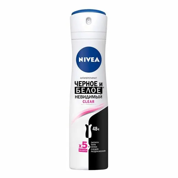 NIVEA Дезодорант-спрей Невидимый Clear, 150 мл